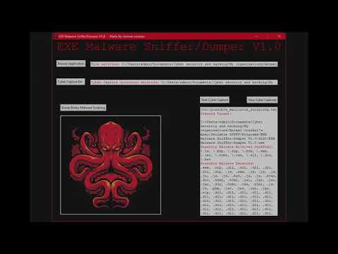 I finally finished my EXE Malware Sniffer/Dumper using Python and worked with ChatGPT