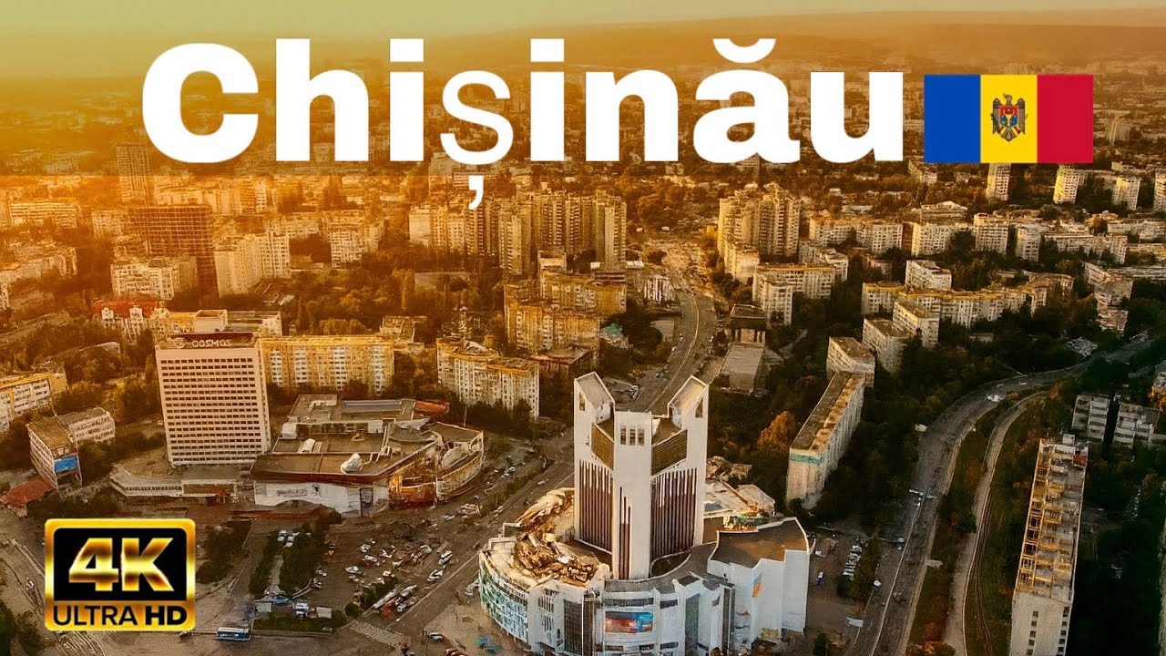Evening Walk in Chișinău | Peaceful City Views & Quiet Streets | 4K HDR