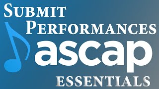 Submit Performances | ASCAP Essentials #shorts