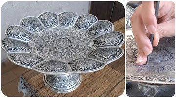 De ziel van zilver: Handgraveren van een erfstukschaal (4K)