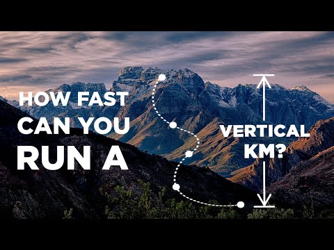 How FAST Can You Run A VERTICAL Kilometre?