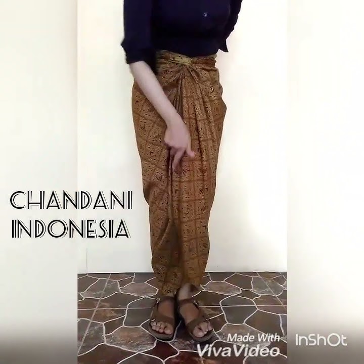 Tutorial memakai kain batik lilit by Chandani Indonesia