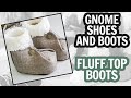 Gnome Boots Series: Fluff Top Boots for Gnomes and Dolls