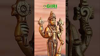 Brass Lord Vishnu Statue| Antique Pooja Idols |  Giri India | Contact - 9600106611