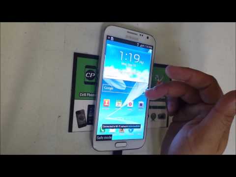 How to get Samsung Galaxy Note 2 IN & OUT of safe mode