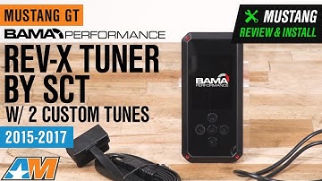 2015-2017 Mustang GT Bama Rev-X Tuner by SCT w/ 2 Custom Tunes Review & Dyno Test