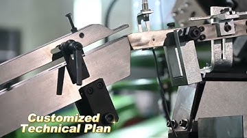 Rainbow automatic thread rolling machine, machine details display.