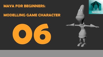 Maya Modeling Tutorial - Modeling in Maya for Beginners Part 6
