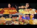 ASMR: Eating Street food eating challenge 😍🤤 noodles momo Pani Puri chicken lolipop eating Mukbang😋