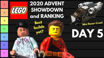 DAY 5: LEGO 2020 Advent Calendar SHOWDOWN! - Ranking Each Build