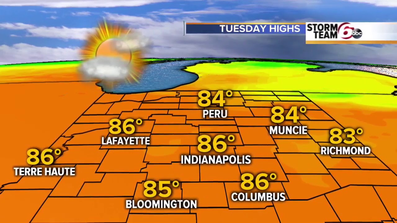 Big temp swing ahead - YouTube