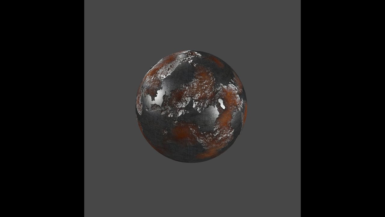 Blender procedural material metal and rusty #3d #blender #tutorial ...