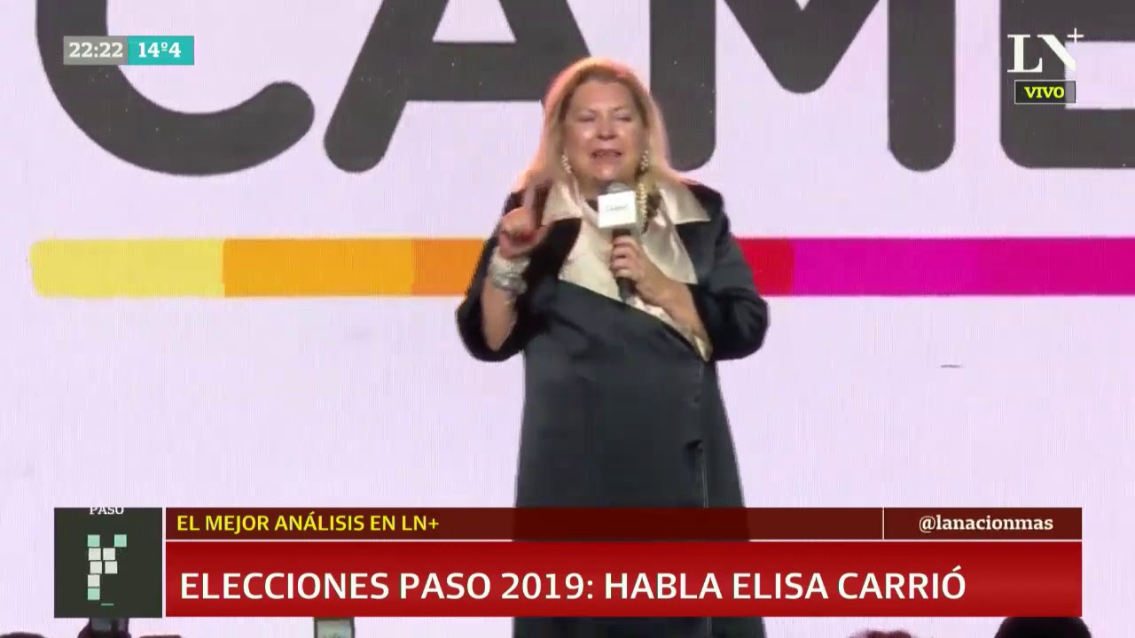 Carrió tras las PASO: 