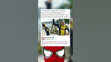 In X-Men: First Class (2011), Charles Xavier tries to convince Magneto, a Holocaust survivor, to