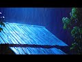 LIVE Thunderstorm | Blue Screen – Night Heavy Rain and Thunder Sounds for Sleeping