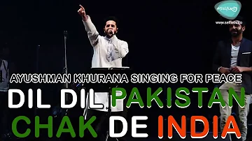 Ayushman Khurana Giving Tribute to all asian countries through his punjabi singing in Dubai