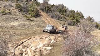 Jeep Cherokee 4.0 & Land Rover Defender 2,5 diesel - Offroad