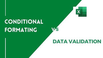 Data Validation Vs  Conditional Formatting #exceltutorial #excel #basicexcel
