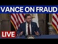 LIVE | JD Vance outlines federal anti-fraud initiatives