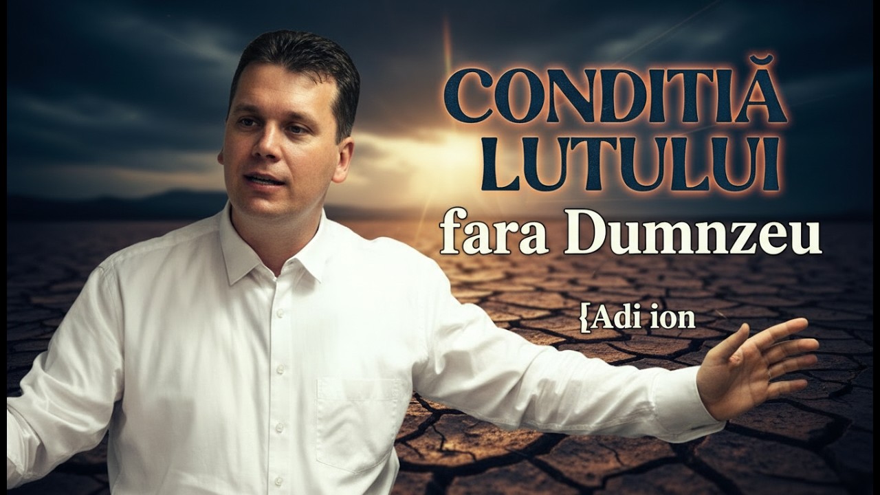 Adi Ion - Conditia Lutului fara Dumnezeu | O predica extraordinara!