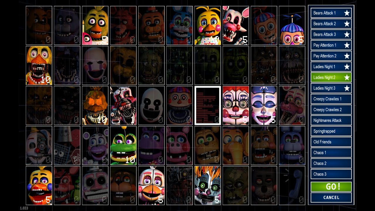 Ultimate Custom Night - Ladies Night 2 - YouTube