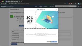 How to test your Facebook Lead Ad Connections