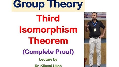 Group Theory | Third Isomorphism Theorem (Complete Proof)