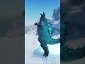 Playing as Godzilla 2021 in City simulator
