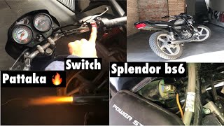 Splendor bs6 pattka 🔥 switch wirring part 2 [Divraj vlogs]