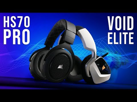 CORSAIR HS70 PRO Wireless vs VOID RGB ELITE Wireless