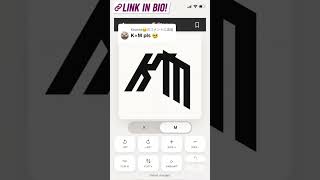 組み合わせは♾️!あなたのセンスを試してみて! #design #monogram # logo #tool