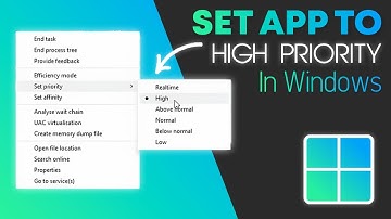 How To Set App To High Priority In Windows 11 - Full Guide