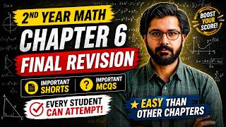 2nd Year Math Chapter 6 Solved Important Shorts & MCQs | 2nd Year Math Guess Paper 2026