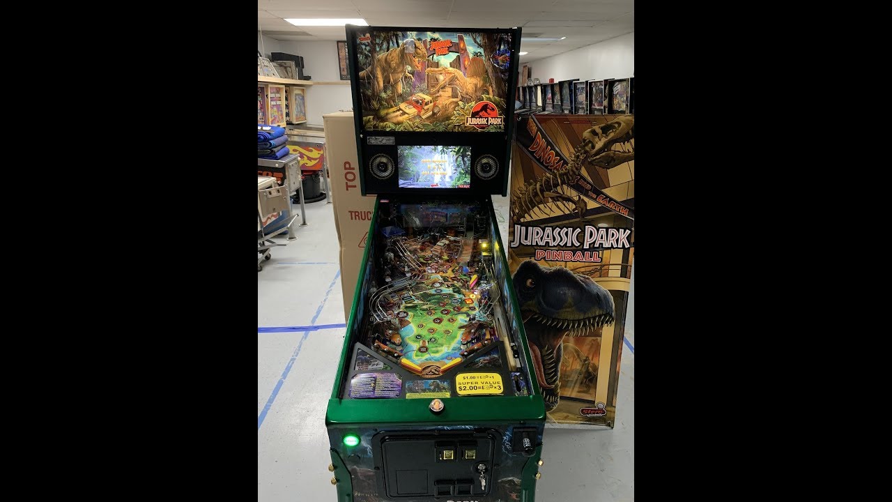 Jurassic Park 限定版　シルバープレート Jurassic Park Pinball – Stern Pinball