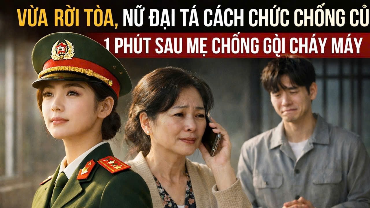 Vừa Rời Tòa, Nữ Đại Tá Cách Chức Chồng Cũ – 1 Phút Sau Mẹ Chồng Gọi Cháy Máy, Cả Gia Đình Sụp Đổ