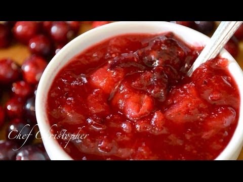 Pineapple Orange Spicy Cranberry Sauce