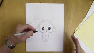 How to Draw a Cute Manga Monster - for Beginners