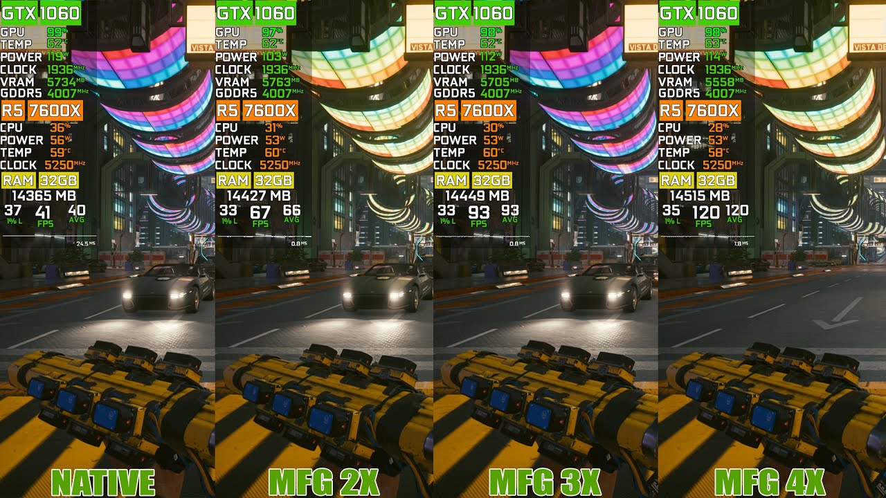 GTX 1060 ~ Now Use DLSS Multi Frame Gen and Adaptive Frame Gen On Unsupported GPUs With A Mod