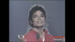 1990 Michael Sings at Tribute for Sammy Davis Jr, Dying from Cancer HD1080i