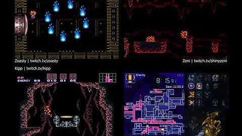 Super Metroid - 3 player Co-Op Any% - Zoast+Zeni+Kipp - 20:53 (World Record)