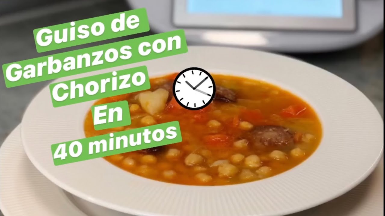 Guiso de garbanzos por Thermomix®. La receta de Thermomix<sup