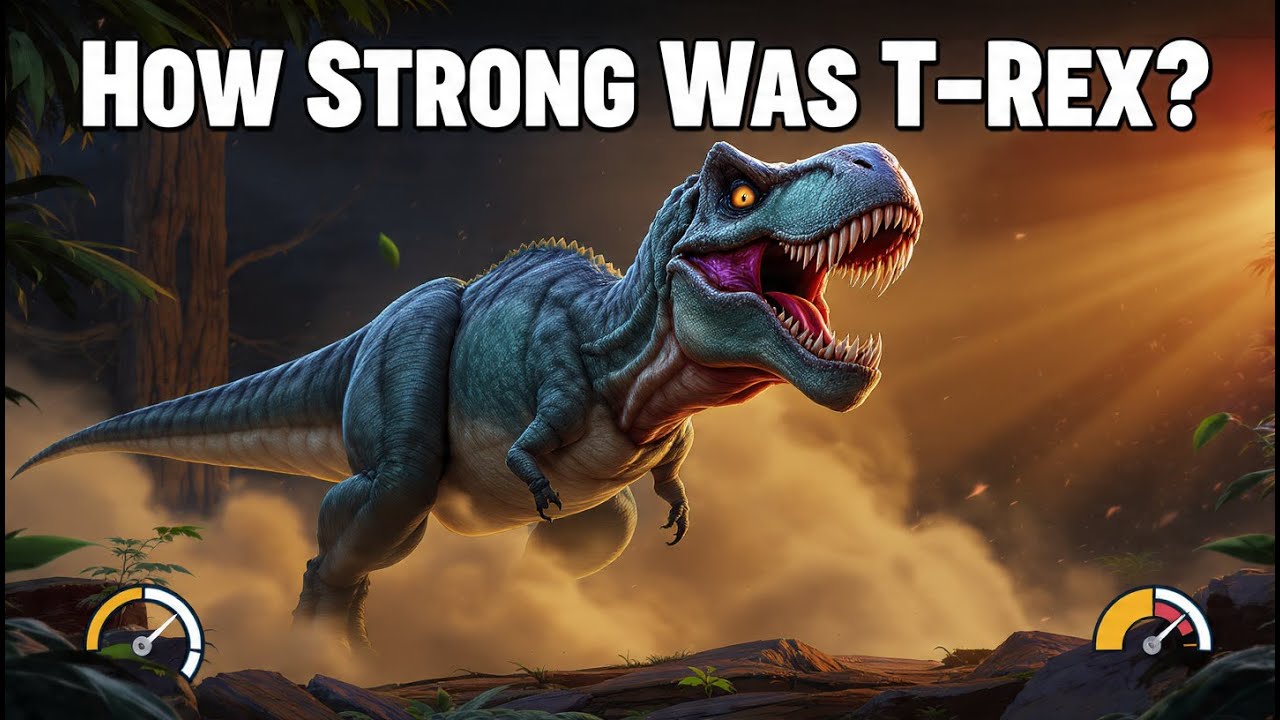 How Strong Was T-Rex? 🦖 Amazing Dinosaur Facts for Kids