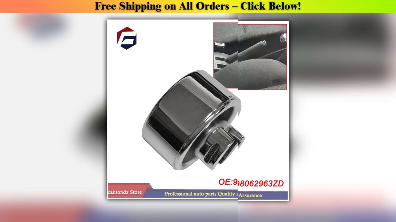 For PEUGEOT 207 208 301 CITROEN Celysee 98062963ZD Handbrake Button New Handbrake Lever Push Button