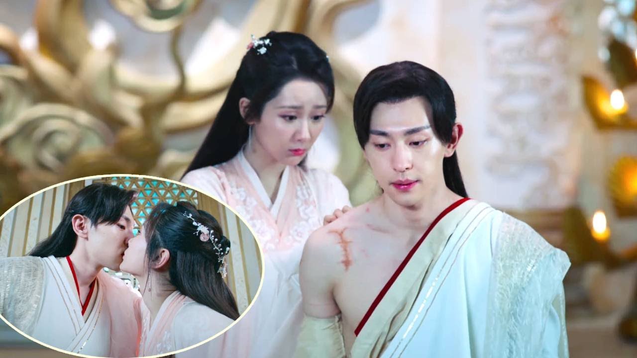 花神少女見王子受傷竟要扒他衣服檢查傷口，王子瞬間心動！#cdrama #甜寵 #古裝
