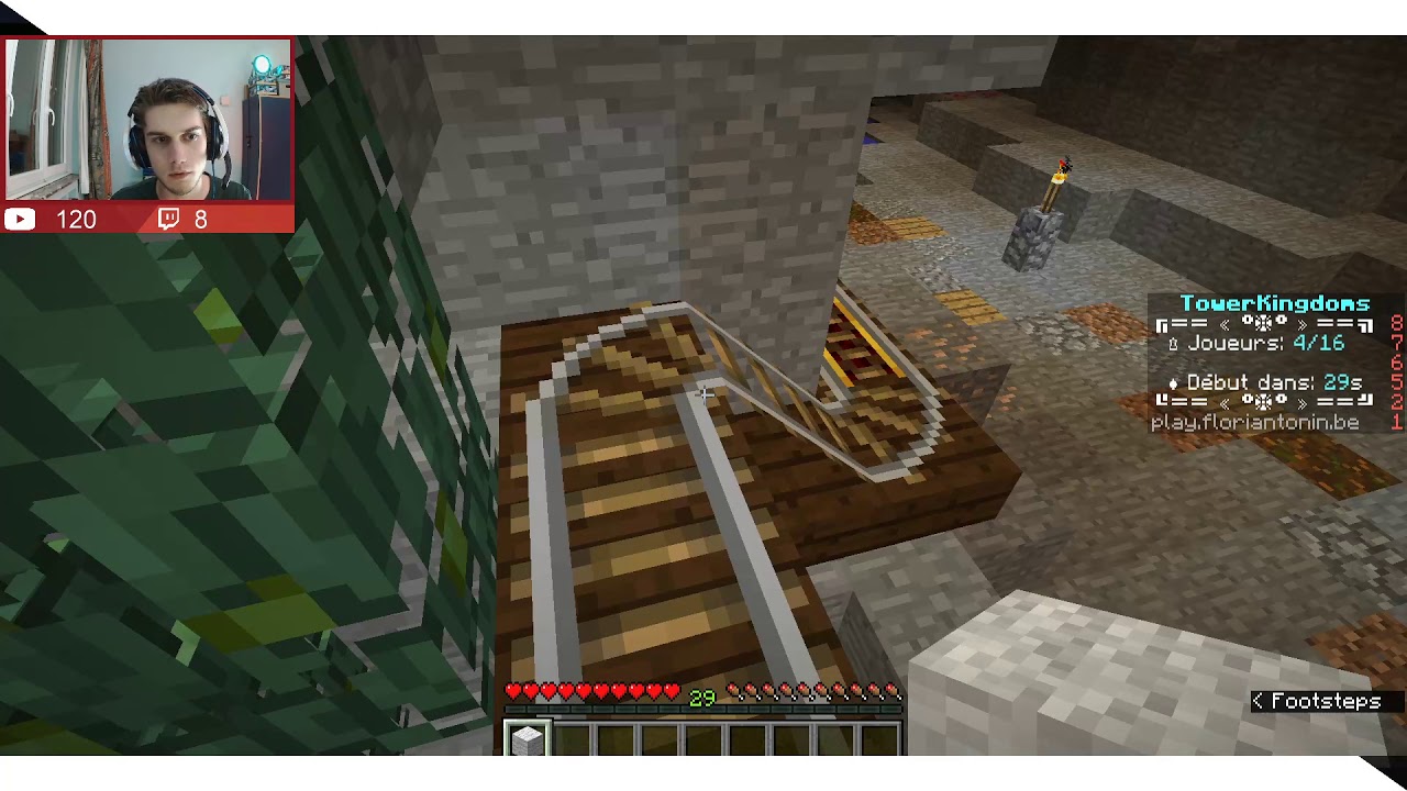 [LIVE #2.3 | Minecraft] Floriantonin | TowerKingdoms & Gold Warior