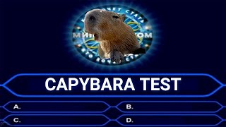 CAPYBARA TEST.  ARE YOU A CAPYBARA!? capybara knowledge quiz