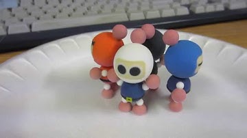 Bombermen (Shapeways Full Color Sandstone)