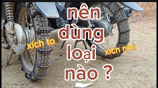 Chọn xích chuẩn cho xe l chuyên xích chống trơn l 0911487042 Hoặc zl 0377135402