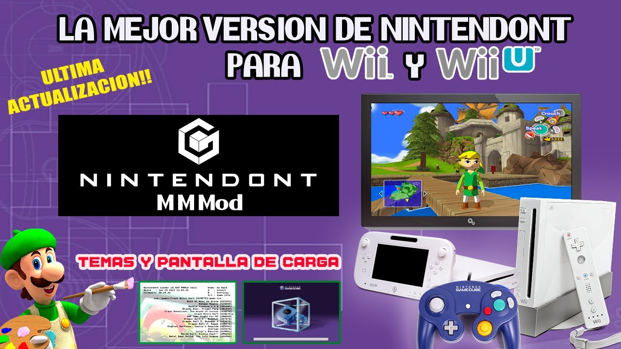 Nintendont MMMod - Mejor Version para Wii y WiiU (vWii) - YouTube