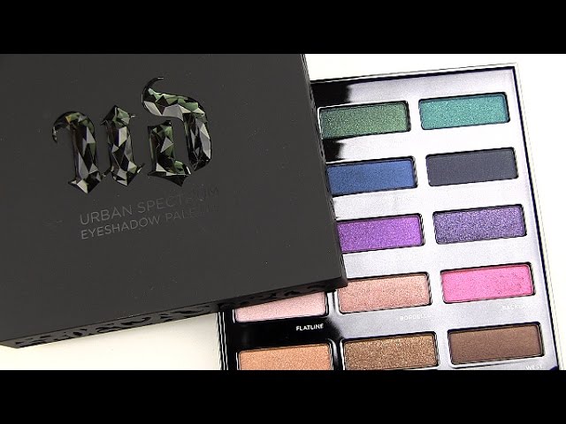 Urban Decay Elements Palette Review and Swatches on Fair Skin